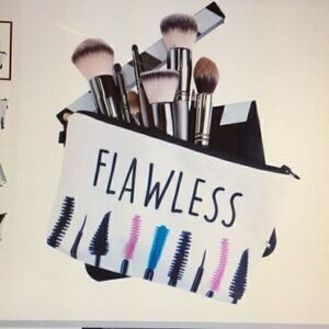 Flawless Makeup Cosmetic Zipper Pouch Case